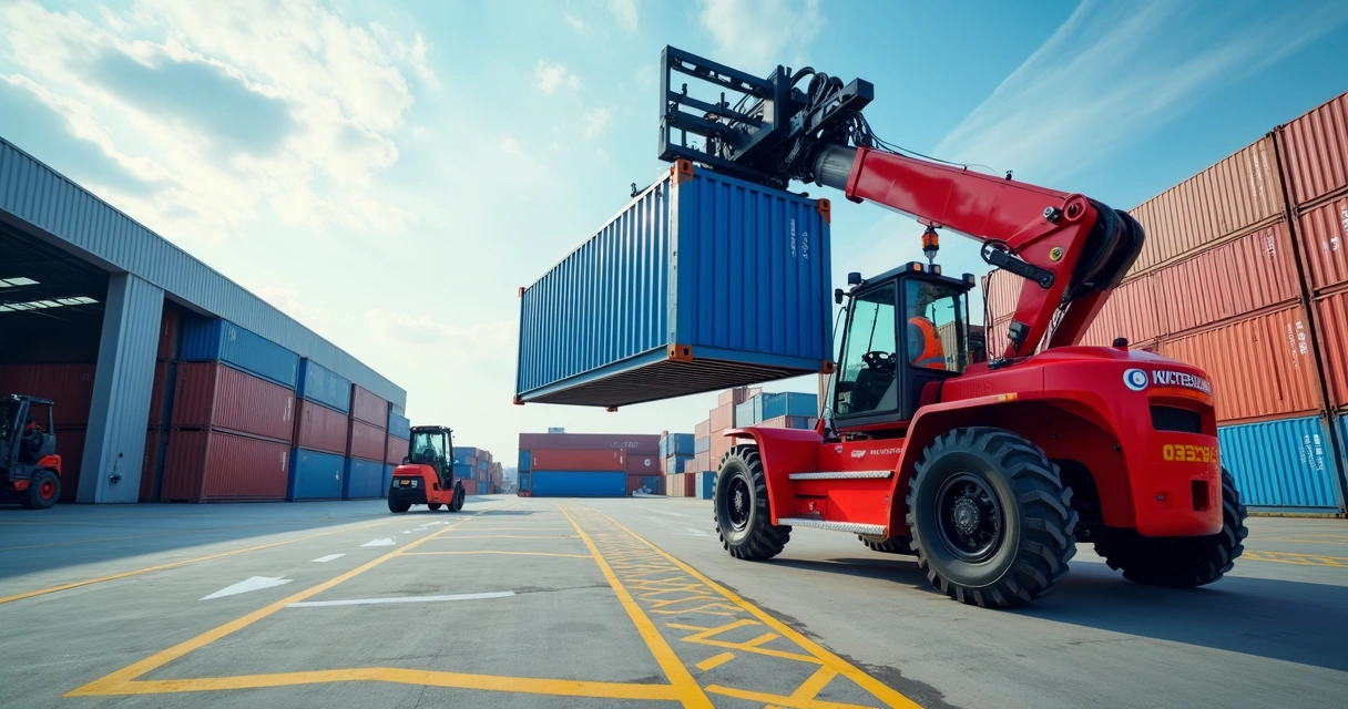 Movimentação de Containers: Práticas Seguras e Tecnológicas nos Pátios